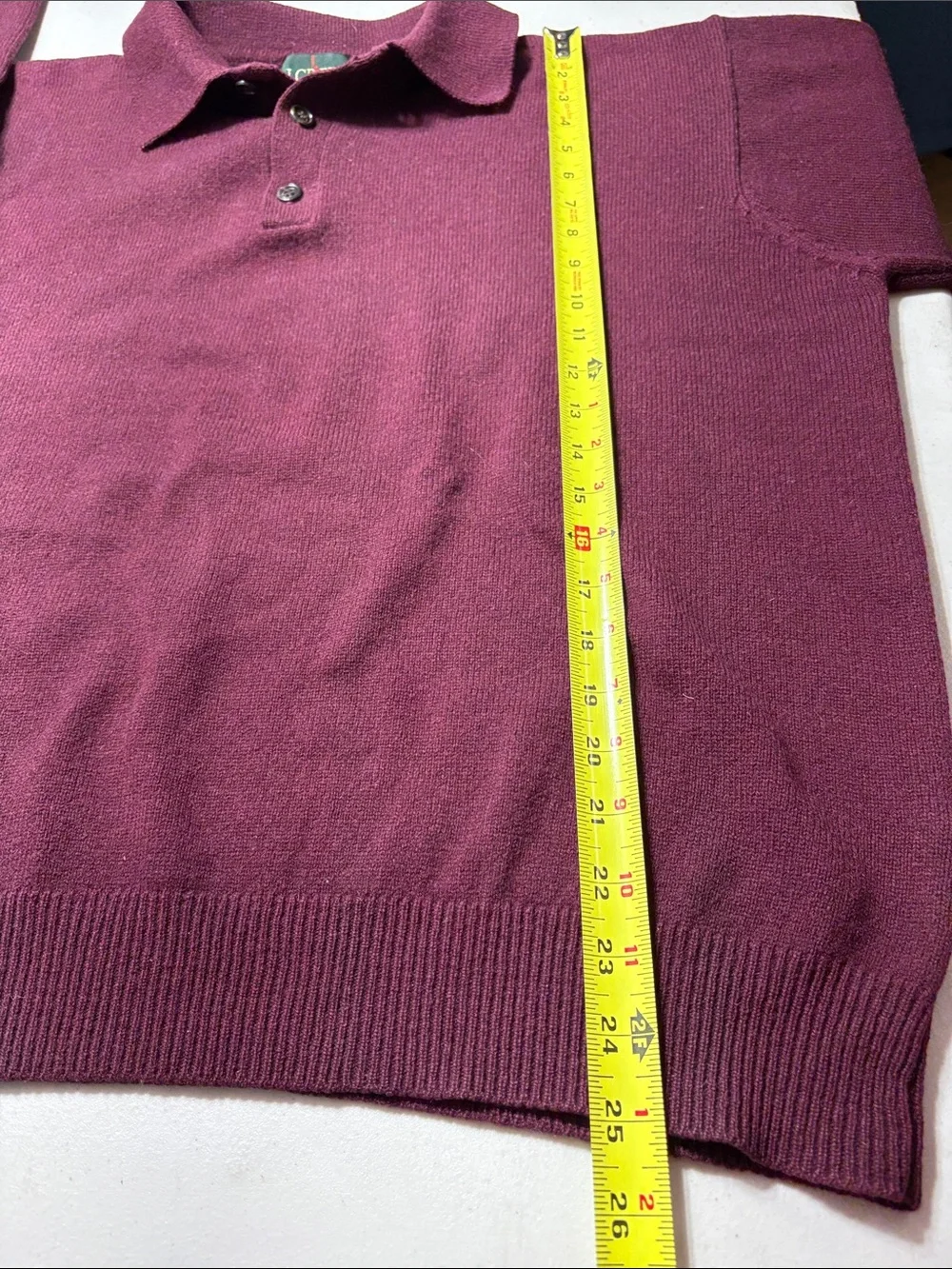 J. Crew Men's Lambswool Polo Sweater